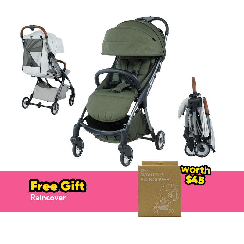 Beblum Navuto+ Auto Fold Stroller (23/24 Edition) + FREE GIFT